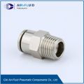 Air-Fluid Brass Push in Fitting Straight Male Thread