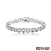 18k Platin überzog kubische Zirconia Armband Schmuck Custom (CBR0036-B)