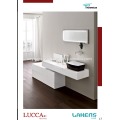 Novo design moderno Batroom Vanity Glossy Lacwareed Drawer Cabinet and Countertop