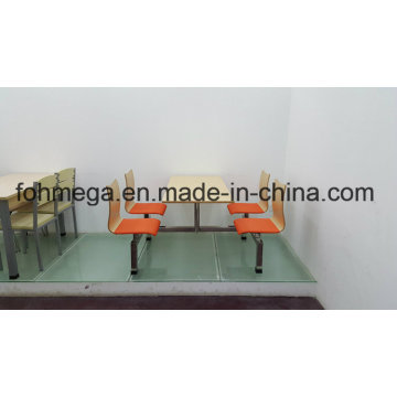 Factory Custom 4 Seater Restaurant Table Set (FOH-CMY02)