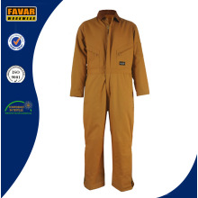 China Supplier Durable Cotton Canvas Cold Weathear Windproof Padded Coverall