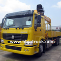 Howo 14 ton Stiff Boom Truck Crane For Sale