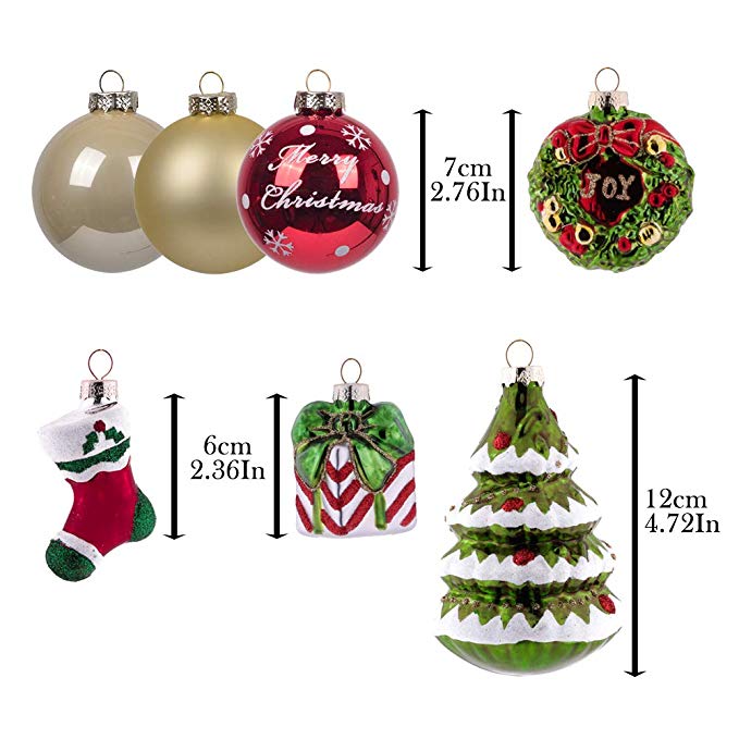 Glass Ornaments In Set