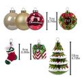 Customized Christmas Hand Painted Glass Ornament