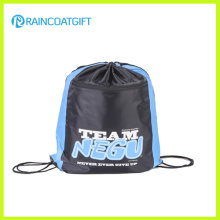 Marca personalizada promocional Nylon Drawstring mochila saco