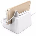 Chargeur de charge chargeur intelligent avec 2 prises AC USB Au UK et chargeur USB 5 ports