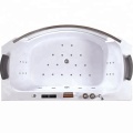 Massage Bath Spa Batinas de vidrio transparente con luz LED