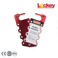 Write-On Labeled Aluminum Group Safety Lockout Hasp