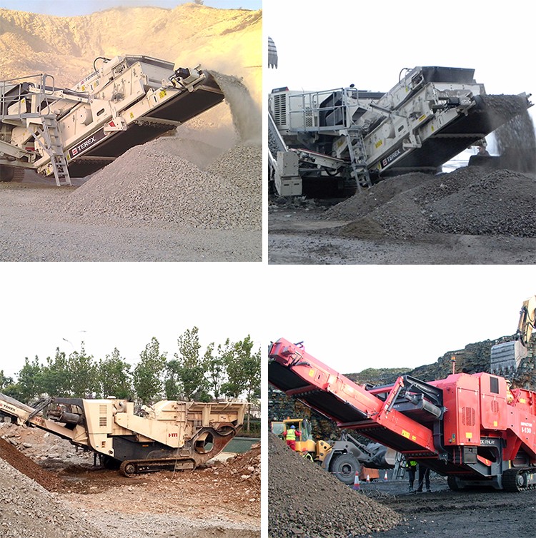 Case tracked jaw crushing plant 