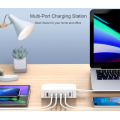 Station de charge de bureau avec 6 ports pour téléphone portable