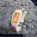 Silicona lisa LED reloj muchos colores, relojes de pantalla táctil digital