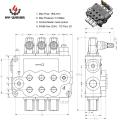 Válvula de control direccional de monobloque P120 P120