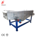 Linear motion rectangular vibrating screen sieving