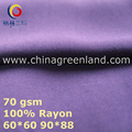 Tecido 100% Rayon sólido para fábrica de roupas (GLLML441)