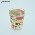 FreeSub 1.5OZ 3D Sublimation Short Glass Glass Mug