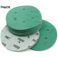 Automotive green sandpaper disc waterproof abrasive disc