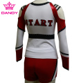 Benutzerdefinierte All Stars Metallic Langarm Cheerleading Uniformen