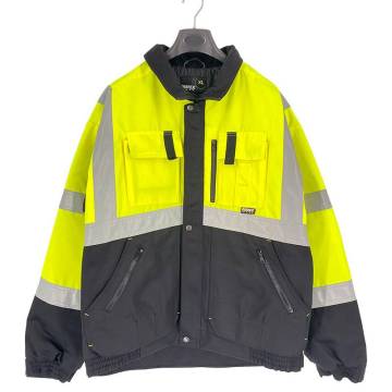 Oi Vis Ansi Jackets de segurança aprovados por roupas de inverno