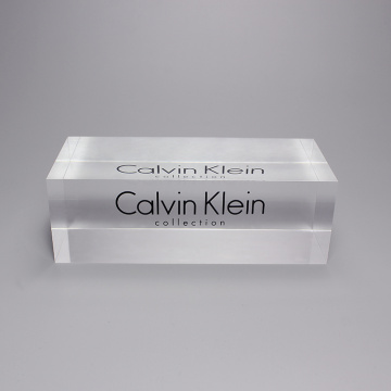 Personalized Clear Acrylic Solid Block