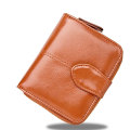 Luxury Leather Women Short Clutch Wallet Purse