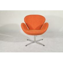 classic furniture swan chair in woolen fabric