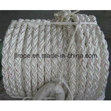 Cuerda de cuerda / amarre de 8 hilos de poliéster