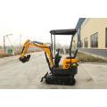 1ton mini excavator with steel track or rubber