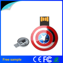 China fabricante Metal America Capatin Shield USB Stick 16GB