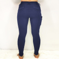 Blue Blue Knee Grip Polyester Equestrian Breeches