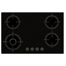 Sabaf Four Burner Tempered Glass Gas Stove