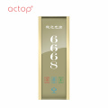 ACTOP garage door hardware door number plate