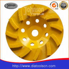 175mm Diamond Swirl Wheels for Concrete