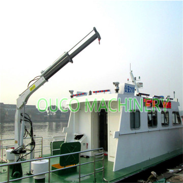 0.35t3.5m Hydraulic Folding Knuckle Deck Marine Crane