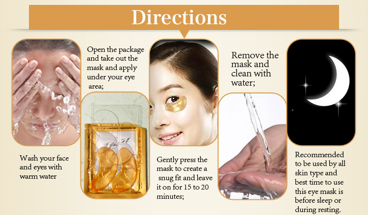 gold collagen eye mask