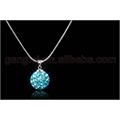 shamballa crystal ball pendant