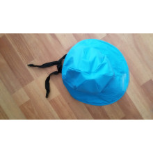 Sky Blue PU Waterproof Raincoat/ Rain Cap/Hat for Adult