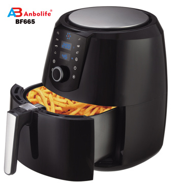 Anbo Newest touchscreen Air Fryer Digital electric Without Oil As Seen On tv deep Fryer silicone baking mat large capacity