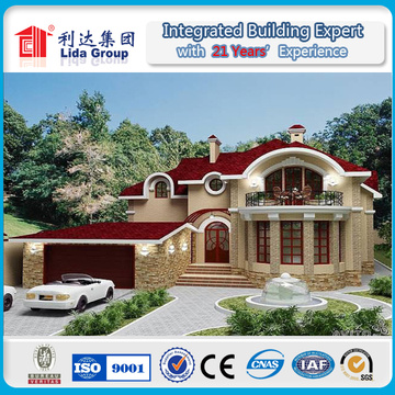 Economical New Design Light Weight Steel Structure Villa