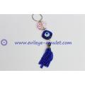 Turkish heart shape evil eye keychain wholesale