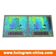 Seguridad Anti-Counterfeiting Barcode Hologram Pegatinas