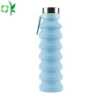 Bouteille pliable en silicone portable pour vente chaude pour les voyages