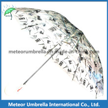 Neue Artikel Safe Transparent Clear PVC Druck Blase Kinder Umbrella