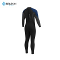 Sea Seaskin Back Zipper Manga larga Buceo para hombres