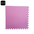 Tapis de verrouillage en mousse EVA rose pour exercice de fitness