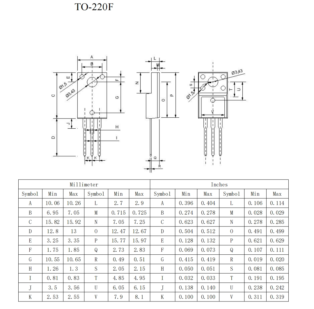 TO-220F TO-220F