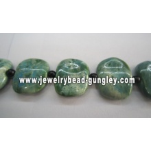 25x30mm Beautiful Square Ceramic beads