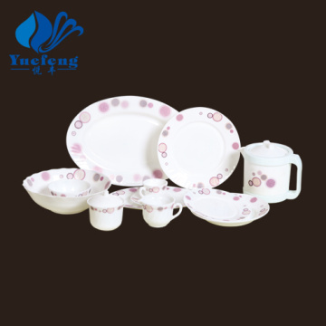 Heat Resistant Opal Glassware-44PCS Dinner Set