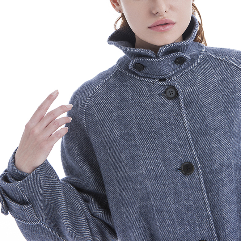 Classic cashmere coat collar 2019