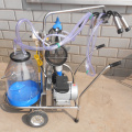 moveable milking machine for cow milking