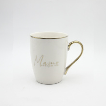 low price white ceramic mug cute porcelain mug